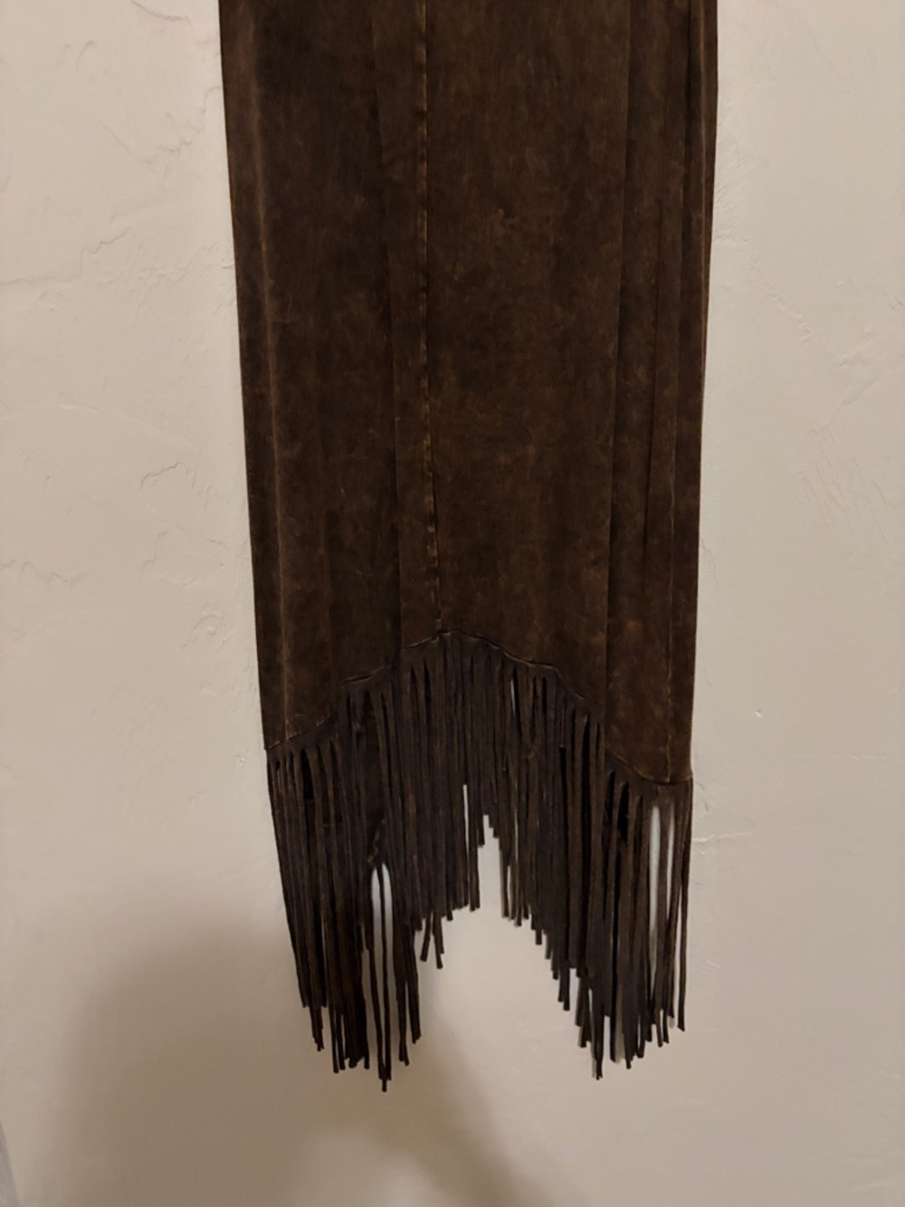 Party Brown Fringe Maxi Skirt. New without Tags. - Picture 6 of 9